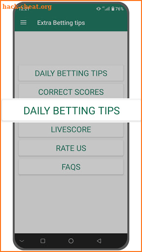 Betting Tips - DAILY HT/FT, 1X2, OVER/UNDER TIPS screenshot