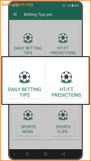Betting Tips pro - HT/FT, 1X2 & CORRECT SCORE TIPS screenshot
