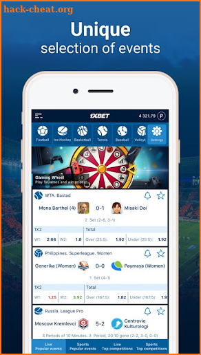 betting tips sports bet 1x screenshot