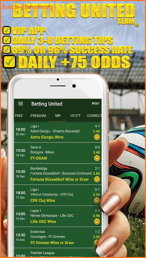 Betting United - Betting Tips (No Ads) screenshot