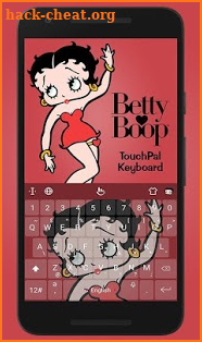 Betty Boop Keyboard Theme screenshot