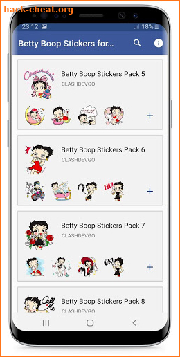 Betty Boop Stickers ! WAStickerApps for Whatsapp screenshot