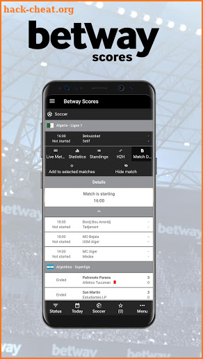 Betway - Live Scores screenshot