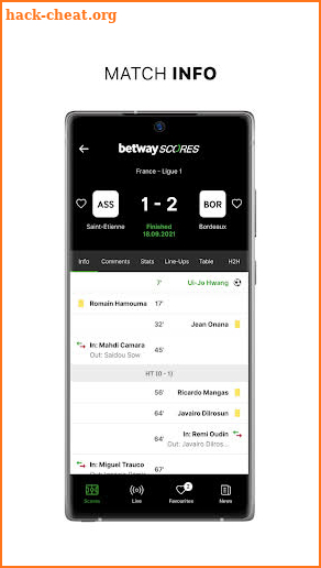 Betway Scores screenshot