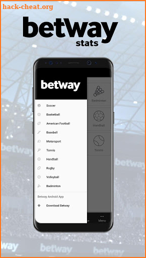 Betway - Stats Centre screenshot