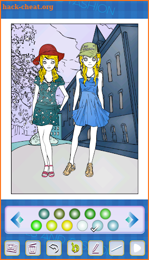 BFF - Fashion Girlfriends Painting Game screenshot