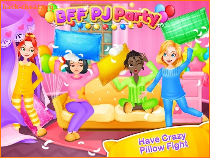 BFF PJ Party - Crazy Pillow Fight Slumber Fun screenshot