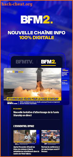 BFM TV - radio et news en live screenshot