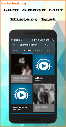 BG MUSIC PLAYER - MUSIC PLAYER screenshot