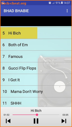 BHAD BHABIE Songs screenshot