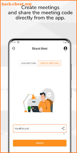 Bharat Meet - India’s Video & Web Conferencing App screenshot