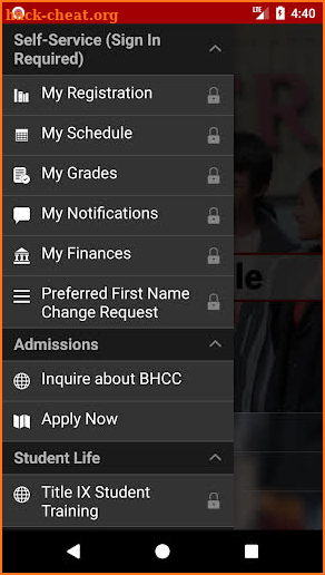 BHCCmobile screenshot