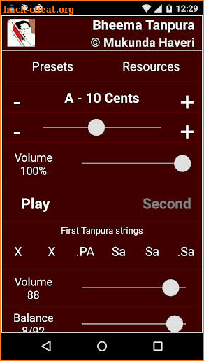 Bheema Tanpura Pro screenshot