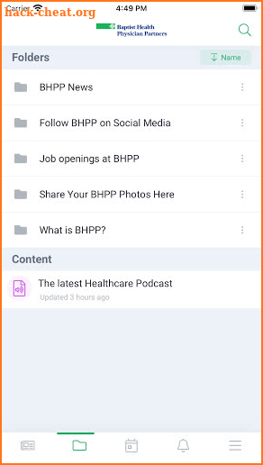 BHPP Connect screenshot