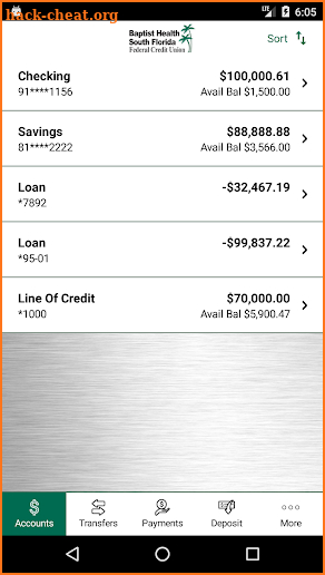 BHSFFCU Mobile Banking screenshot