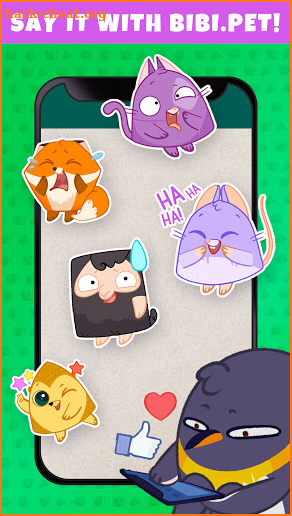 Bibi.Pet Sticker Animated Emoji screenshot