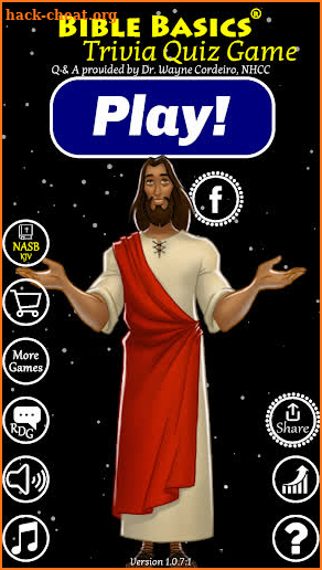 Bible Basics Trivia Quiz Game screenshot