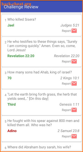 Bible Challenge screenshot