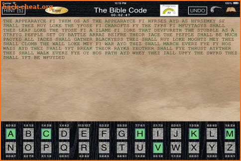 Bible Code Cryptic Cipher Free screenshot