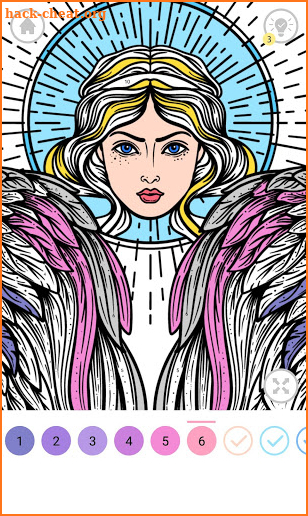 Bible Color by Number - Bible Coloring Book screenshot