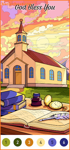 Bible Color Paint By Number screenshot