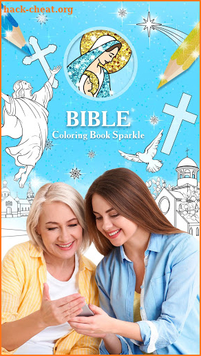 Bible Coloring Book Sparkle screenshot