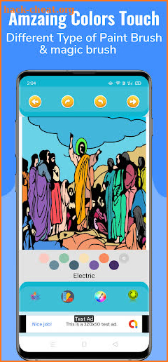 Bible Coloring - Free Bible painting Games,Book screenshot