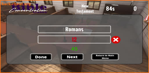 Bible Concentration Game screenshot