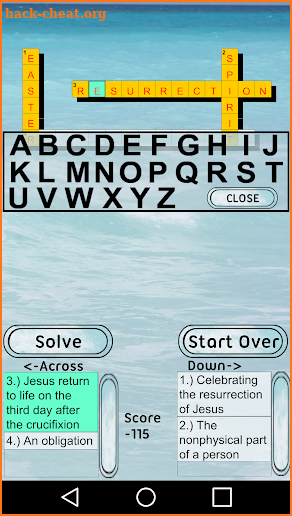 Bible Crossword screenshot