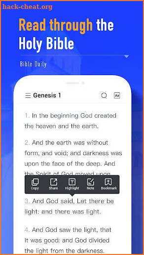 Bible Daily, KJV Bible + Audio screenshot