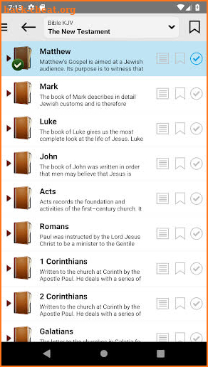 Bible: KJV, BBE, ASV, WEB, LSG: Ads Free screenshot