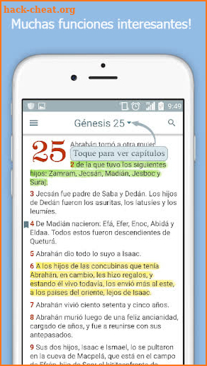 Bible Latinoamericana in Spanish screenshot