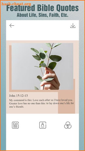 Bible Lens - add Bible quotes to picture screenshot