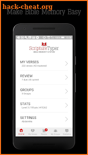 Bible Memory: Scripture Typer screenshot