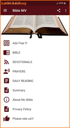 Bible NIV screenshot