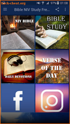 Bible NIV Study Free App screenshot