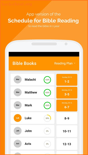 Bible Reading Assistant screenshot
