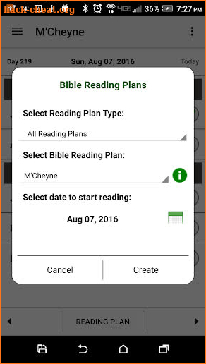 Bible Reading Plan screenshot