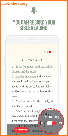 Bible Reading Recorder - Daily Bible Reading screenshot