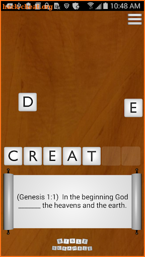 Bible Scramble screenshot