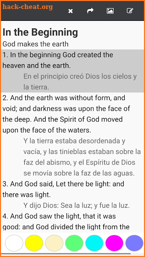 BIBLE SPANISH ENGLISH screenshot
