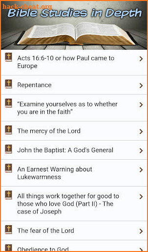 Bible Studies in Depth screenshot