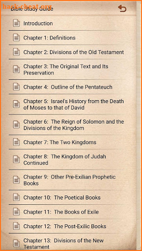 Bible Study Guide screenshot