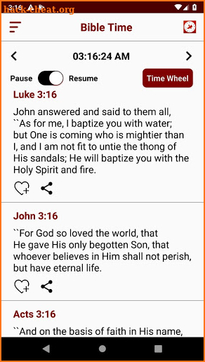 Bible Time App screenshot