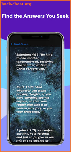 Bible Topic Search screenshot