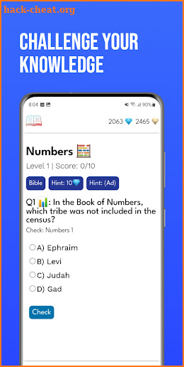 Bible Trivia screenshot