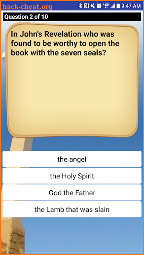 Bible Trivia screenshot