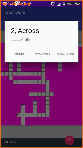 Bible Trivia Crosswords LCNZ Bible Game screenshot
