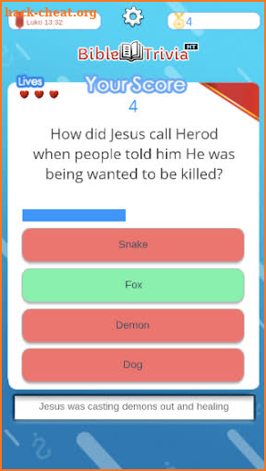 Bible Trivia HT screenshot