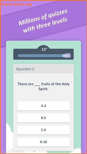 Bible Trivia Quiz - Free Bible Game screenshot